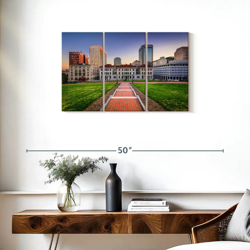 Richmond From Capitol Grounds, 20" H x 33" W