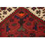 Tapis décoratif en laine de conception unique en laine noué à la main de conception unique 3 pi 4 po x 4 pi 9 po Cadha