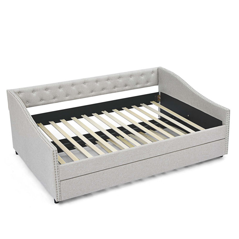 Upholstered Daybed, Beige