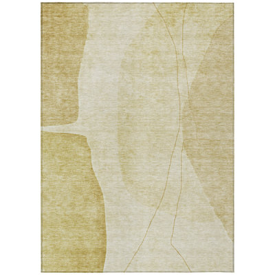 Chelea Washable Abstract Indoor / Outdoor Rug