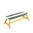 Picnic Table Set (Blue and White Stripes)