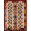 Tapis géométrique en laine marocain