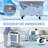 CAYNEL Evaporative Cooler Portable Cooling Fan W/humidifier For Home Office Dorms