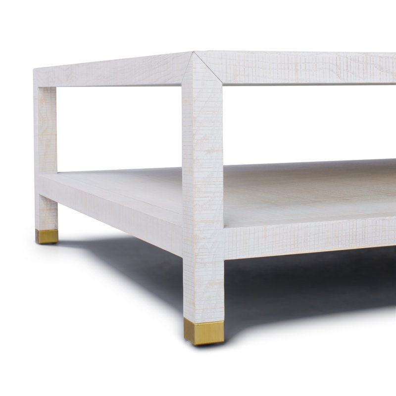 Corpus Coffee Table, Beach White