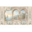 Papier peint classique paysage méditerranéen, arches et colonnes romaines-178399110-178399105