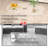 Jesamine 39'' Acrylic Cloud Shape Coffee Table, With 3 Bubble Legs, For Home Decor