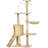 53" Plush And Sturdy Interactive Cat Condo Tower With Scratching Post Activity Tree House