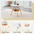 Circular Dining Table,Perfect for Small Spaces and Multi-Functional Use-525979700