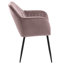 Saster 101.6cm H Tufted Velvet Upholstered Metal Armchair-57370633