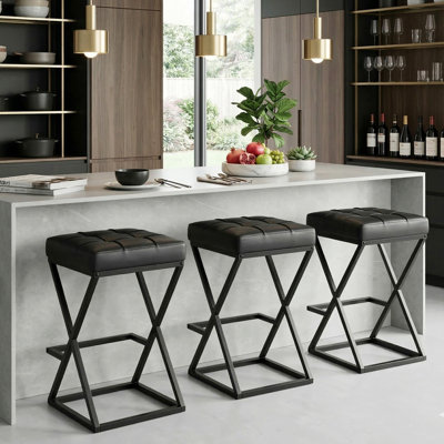Tabouret de bar Mid-Century 26 po