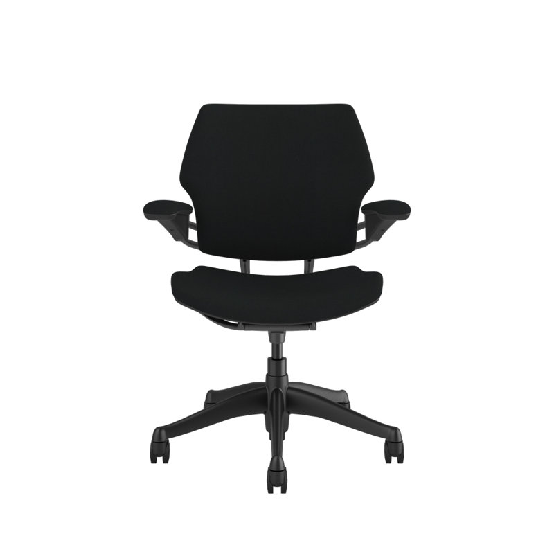 Chaise de travail ergonomique Freedom - Invité, Graphite, Beige - 21,