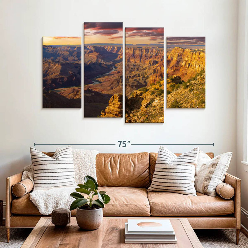 Alvord Grand Canyon au crépuscule, H 42 po x l 68 po