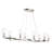 Curved Modern Chandelier with Clear Cylinder Glass-111187543-111187544-111187547