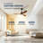  52-inch Modern Ceiling Fan with Light, 3 Solid Wood Blades, DC Motor, 6 Speeds, Downrod Mount for Bedroom, Living Room-1336089350-1336089353