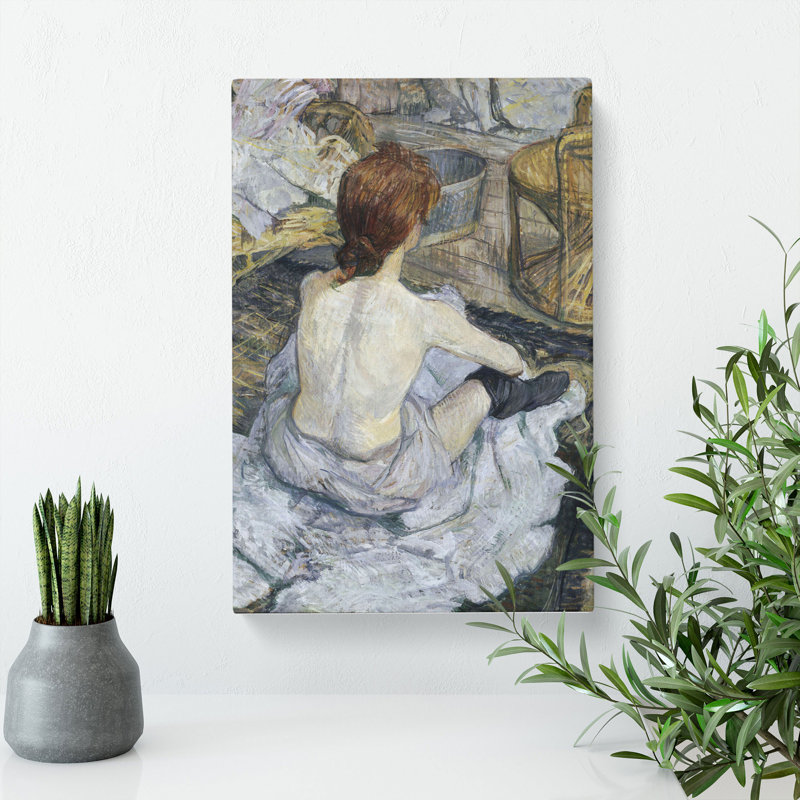 La Toilette by Henri de Toulouse-Lautrec - Wrapped Canvas, 60cm H x 40cm W x 3cm D
