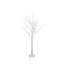 Ensemble de sapins de Noël artificiels pré-éclairés avec lumières blanc chaud 4 pi 5 pi 6 pi pour déco intérieure et extérieure