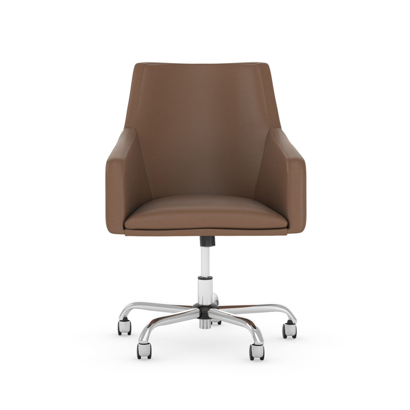 Chaise de bureau London, Selle en cuir
