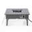 Kliyah Square Aluminum Propane Smokeless Fire Pit Table