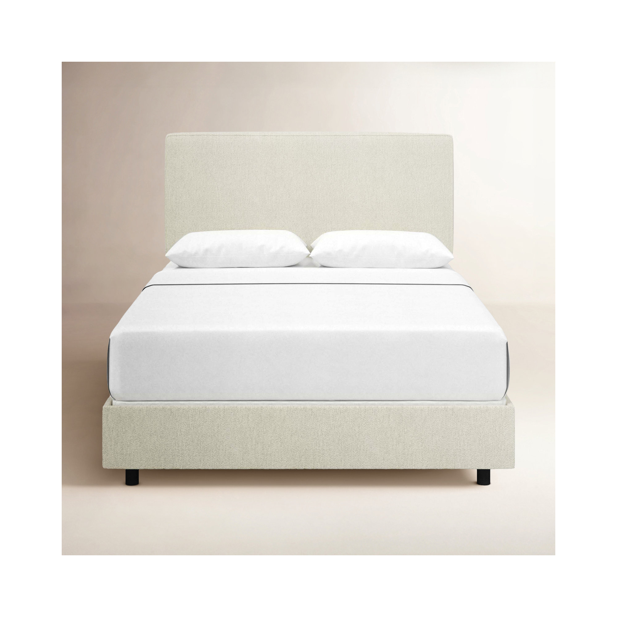 Marquise Upholstered Bed, King, Milsap Canvas Sustain® Tweed