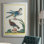 Toile encadrée de qualité supérieure Pastel Birds III - prête à être accrochée