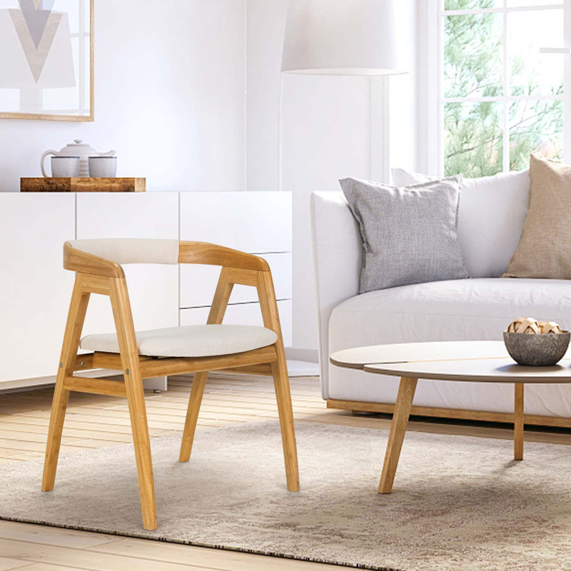50cm H Polyester Blend Upholstered Armchair