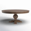 Chatham Downs Round Solid Wood Dining Table-624687733-624687730