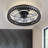 19'' Dimmable Caged Ceiling Fan with LED Lights