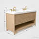 Momo 60 In. Bath Vanity Set With White Quartz Vanity Top And White Undermount Basin