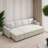 Sackcloth 5-Pieces Living Room Sofa Bed-371028249