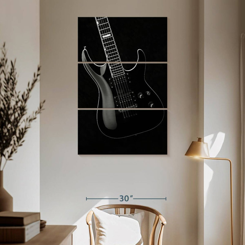 Guitare électrique BW, H 65 po x l 42 po