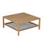 Table basse d'extérieur en bois d'acacia Dravik