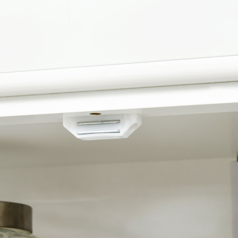 Armoire de rangement 72,5 po, Blanc