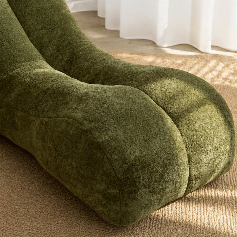 Fauteuil à billes, Vert olive