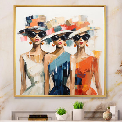 " Woman With Fashion Hats II "
