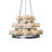 18 - Light Dimmable Geometric Chandelier