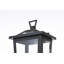 Jamila 7 Inch Outdoor Post Light in Black