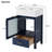 20-Inch bathroom vanity with ceramic sink-632870044