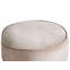 60cm Wide Round Solid Colour Pouffe Ottoman-1844944262