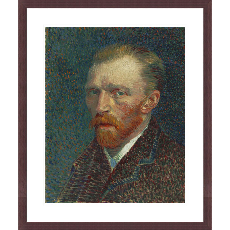 Autoportrait par Vincent van Gogh, impression giclée sur cadre, H 27,99 po x l 23,5 po
