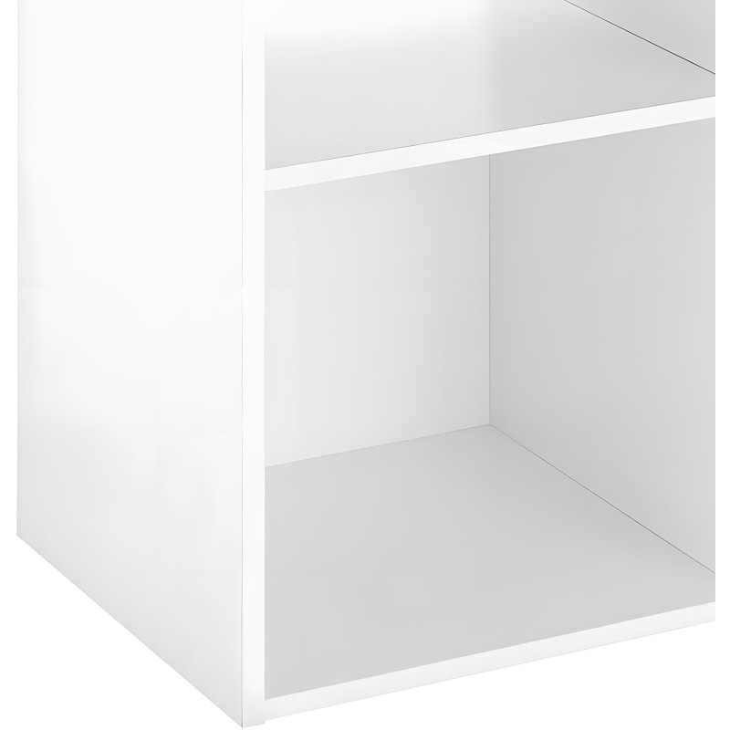 9 Cube Storage Organizer With Shelves, Stackable Design, Wall Mountable, Durable Laminated Particleboard For Home Organization