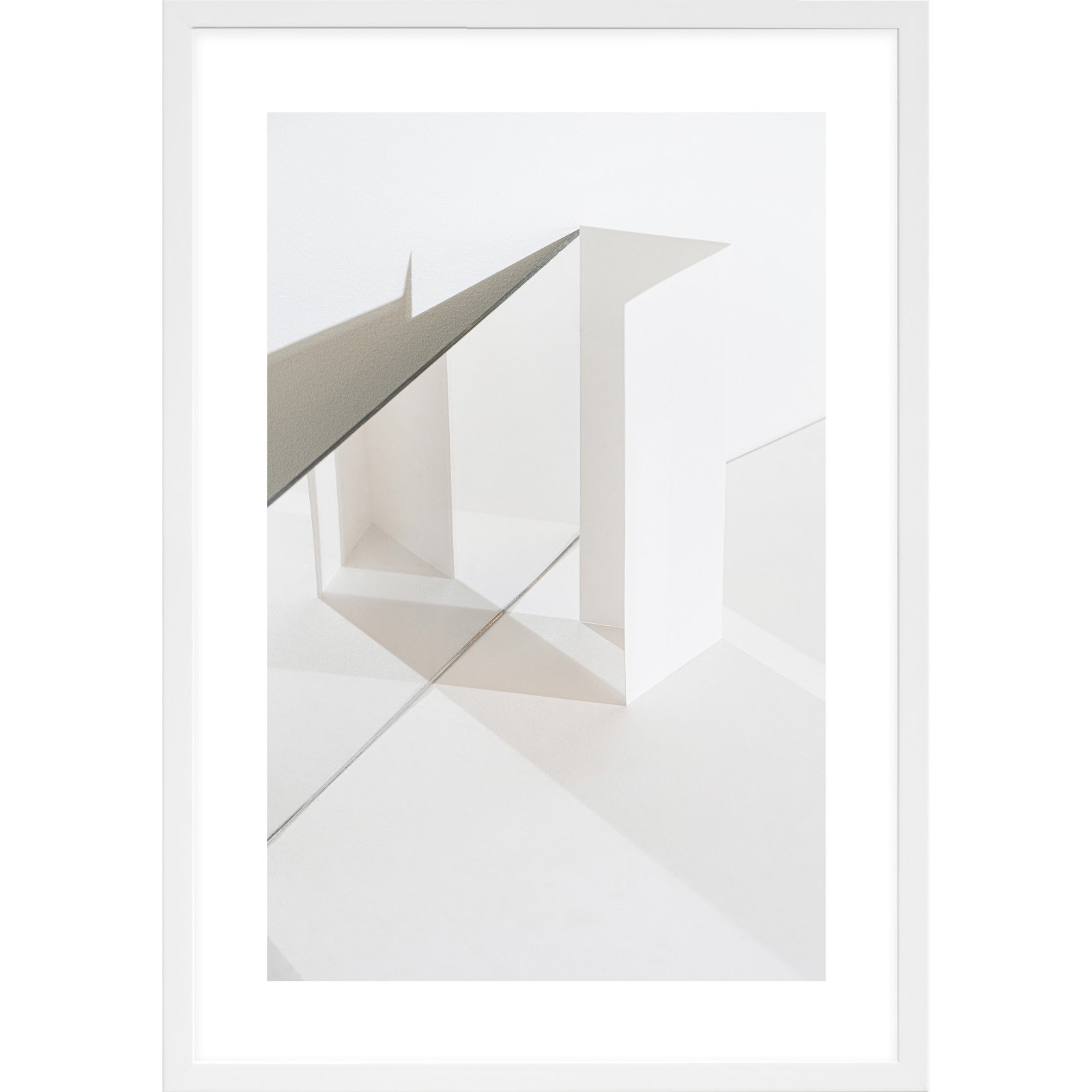 Lucie Clean Slate as an Object 5 by Svetlana Smirnova - Picture Frame Photograph, White, 25" H x 17.5" W x 1.25" D