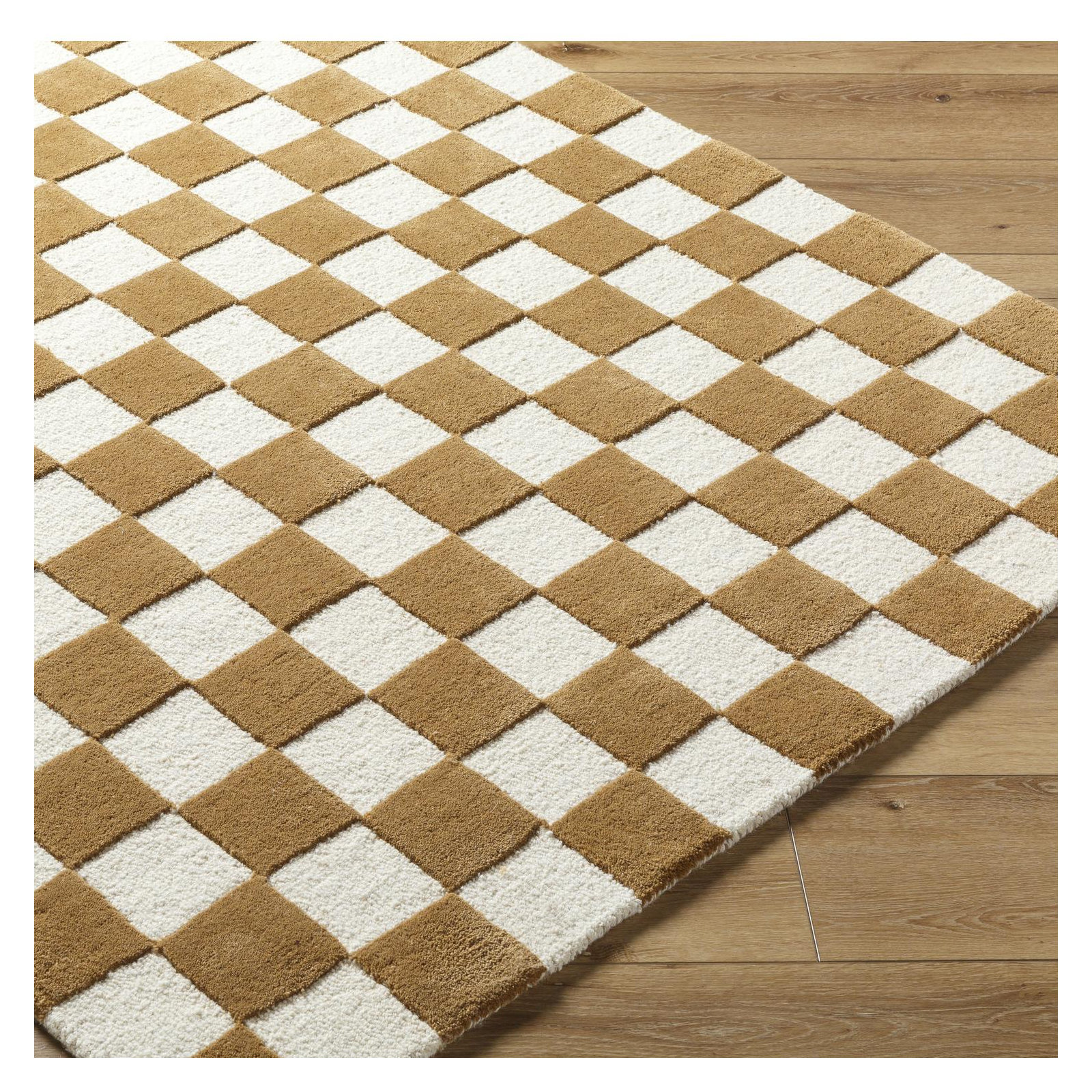 Jenna Copper Hand Tufted Area Rug, Rectangle 8' x 10'