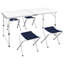Pressly 4 - Person Patio Dining Set with Rectangular Table