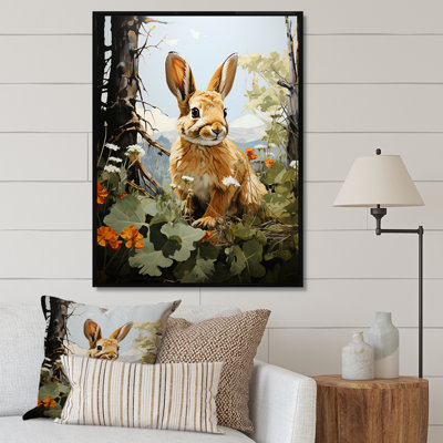 Lapin énergique trémie pastorale - imprimé