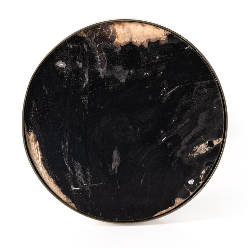 Galen End Table, Black/Gold, Black/Gold
