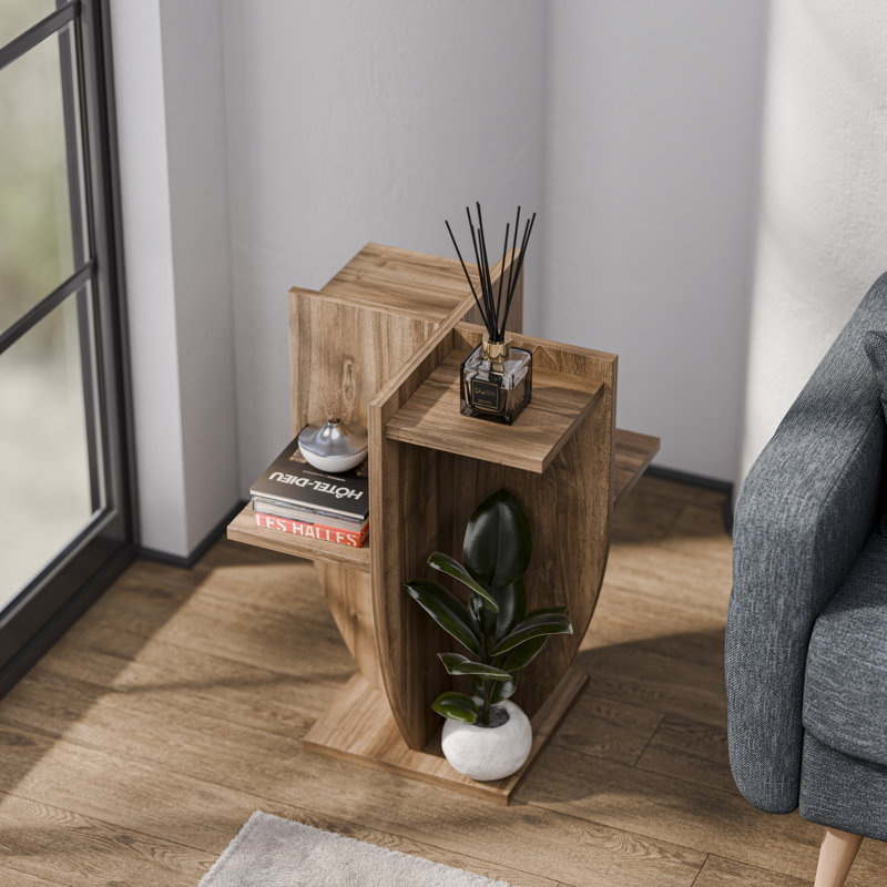 Ceki Plant Stand    , Brown