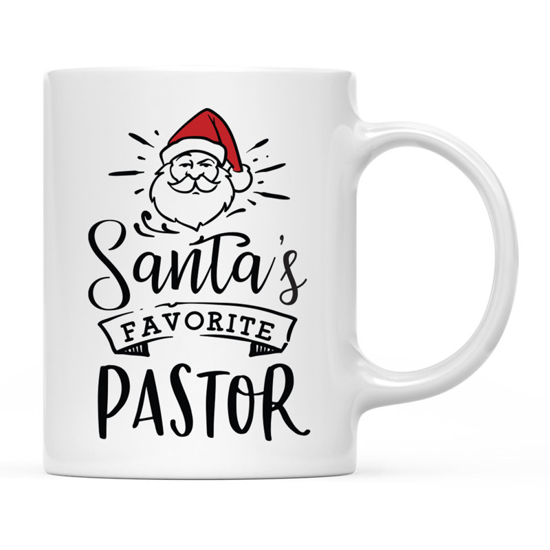 Grande tasse à café Tuileries, « Santa's Favorite Pastor »