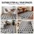 Scandinavian Arrow Shag Rug – Anthracite Dark Gray – Medium Pile, Soft Feel, Easy Maintenance-1592215623