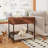 Cat End Table With Storage, Side Table With Dog Bed Underneath, Dog Crate Furniture Open Design With Metal Legs Chew-Proof, Bedside Tables With Pet Bed For Living Room,Bedroom