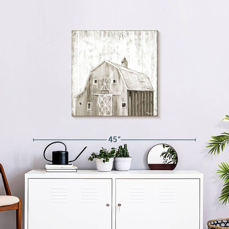 Lilie grange en bois blanc I, H 24 po x l 24 po